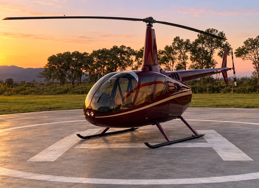 Helicóptero para eventos e experiências